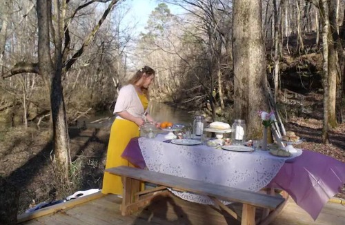 Ashville Cabin | The bearclaw is basking in a glorious spring