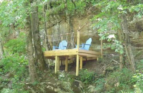 Ashville Cabin | The bearclaw is basking in a glorious spring