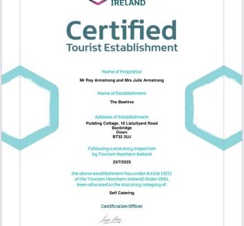 Banbridge Apartment | The Beehive at Pudding Cottage