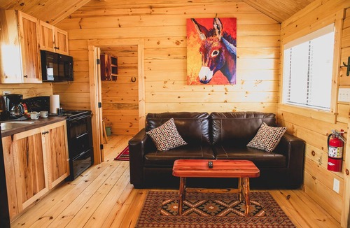 Amarillo Cabin | The Big Texan - Cabins & Wagons