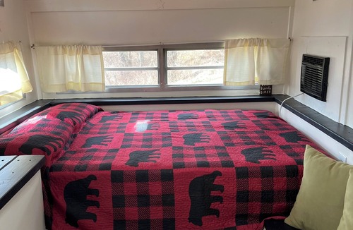 Gap Mills RV Rental | The Black Bear Vintage Camper