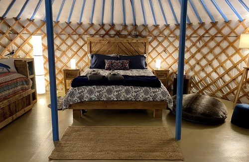 Lakeside Resort | The Blue Jay Yurt- Our Pet Friendly Yurt