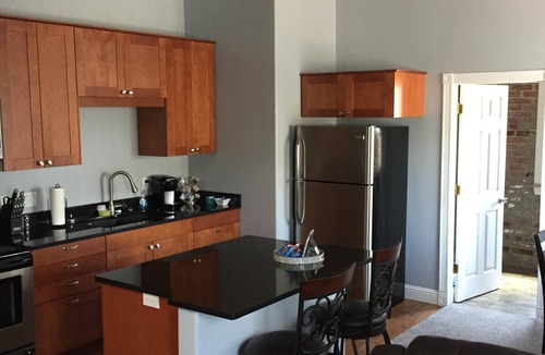 Iola Apartment | The Bowlus Suite on the historic square in Iola, Kansas.