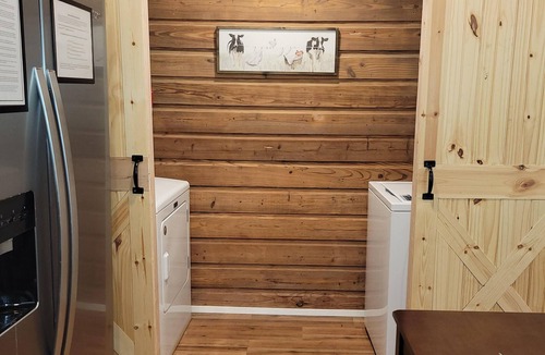Decatur Cabin | The Bunkhouse at Woodland Escape. Paradise meets countryside with pool & hot tub