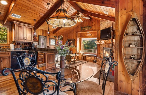 Branson Theater District Cabin | The Cabin at Rock Canyon + Free Tickets + Year-Round Hot Tub