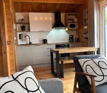 Hawkinge House | The Cabin log fire cosy home