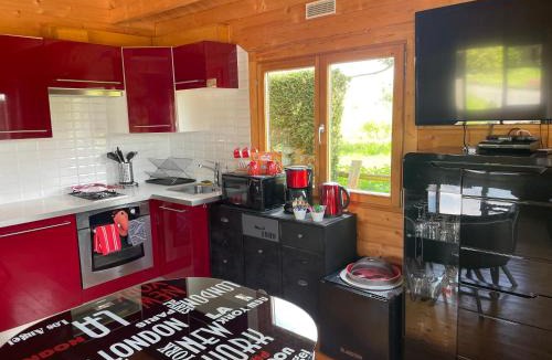 Chalandrey House | The Cabin with heated outdoor pool