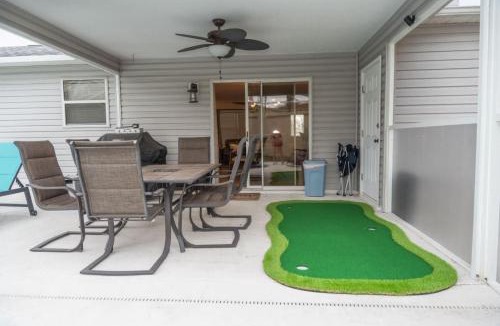 Tall Trees House | The Caddy Shack Heated Pool 4 seater golf cart