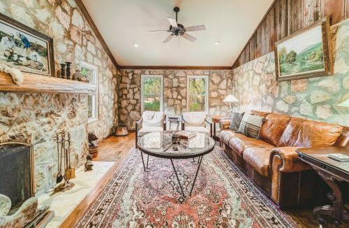 Blanco Cabin | The Camp Blanco by Lodgewell - Riverfront retreat 2 Homes, Bunk House, Game Room & more