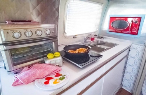 Springdale House | The Celesta - Beautiful 1971 Airstream and Patio