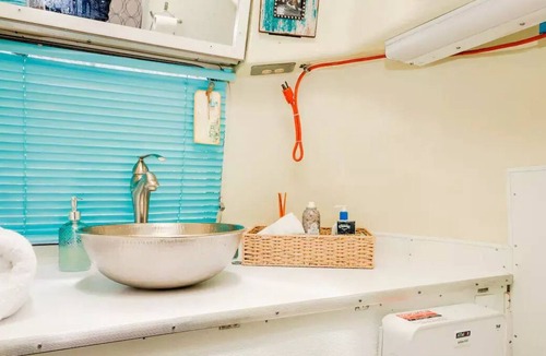 Springdale House | The Celesta - Beautiful 1971 Airstream and Patio