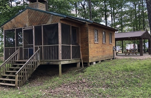 Grassy Cabin | The Chapel Cabin at Twin Bridges Campground