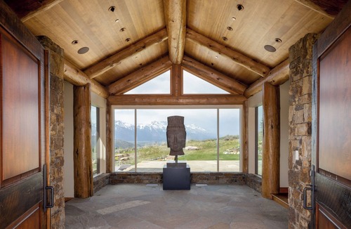 Spring Creek Ranch House | The Clear Creek Group : Teton Perspective : Notable Art Collection & Teton Views