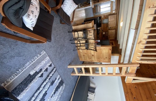 North Creek House | The Cozy Blue A-frame