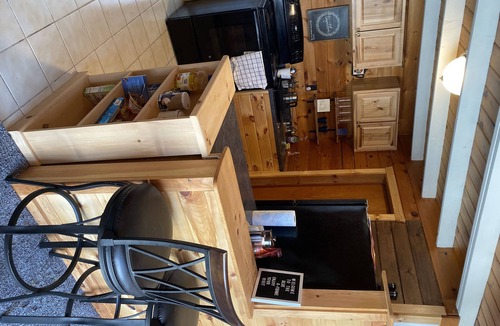 North Creek House | The Cozy Blue A-frame