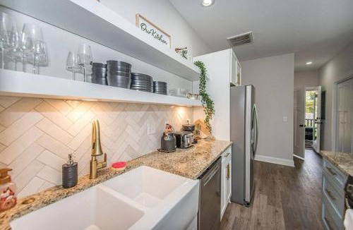 Spartanburg House | The Downtown Chalet with Fenced Backyard