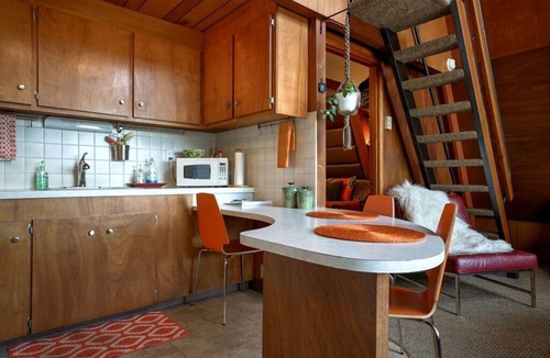 Otter Rock Ski Chalet | The Dude's Abode A-Frame Private Ocean Access