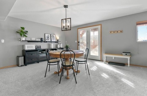 Briargate Apartment | The Dwelling Place-nSpacious 2BR Fireplace Big TV Private Lower Level Two Parks