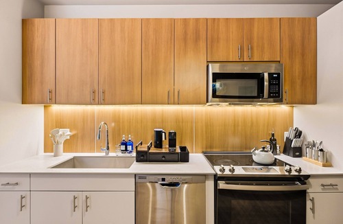 Downtown St. Louis Apartment | The Executive | 2BR | Rooftop Pool + Fireplace