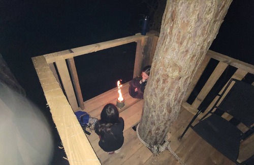Moon Cabin | The Farm Overlook Treehouse At Blanchard Farm