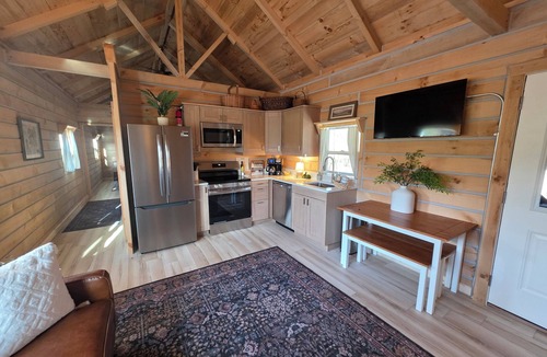 Akin Cabin | The Fieldhouse at The Grove, Luxury Tiny House Living