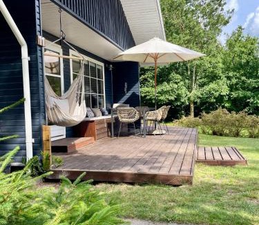 Nykobing Sjaelland House | The forest cottage with petanque court
