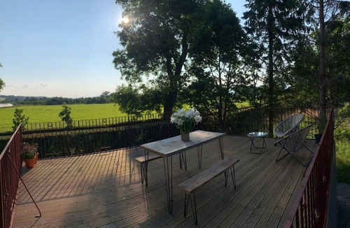 Kippen House | The Fox Den - Woodland Container Accommodation