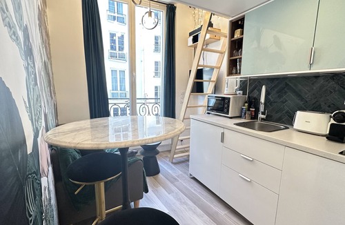 Bonne-Nouvelle Apartment | The GARDEN Cosy studio with AC - Paris very center