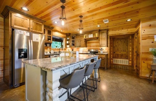 Hochatown Cabin | The Gathering Pines - Hot Tub, Game Room, Fire Pit
