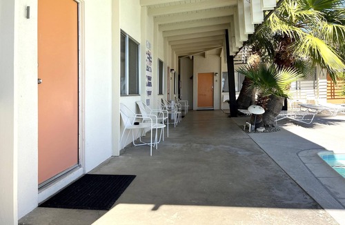 Desert Hot Springs Apartment | The Getaway 2BR #6: Pool, Mountain View, Kids/Pets welcome