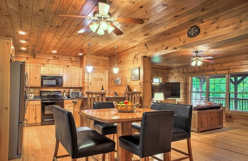 Lake Lure Cabin | The Ginger Fox Log Cabin w/Resort Perks | Lake Lure