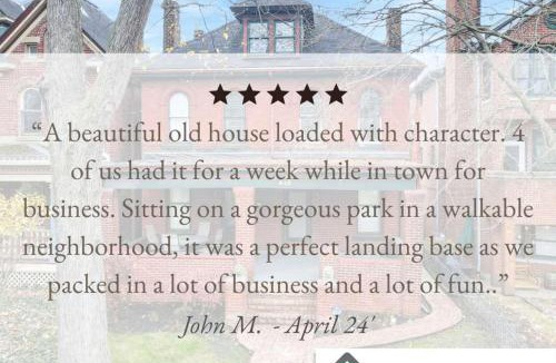 Victorian Village House | The Goodale House - 2 Units - 4 BR 5 Bath