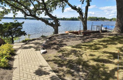 Fox Lake House | The Grand View on Pistakee Lake Pool Pier Stunning Panoramic Lake Views