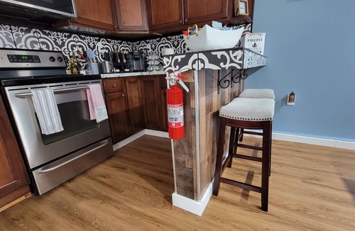 Albany Apartment | The Guesthouse Fire pit.