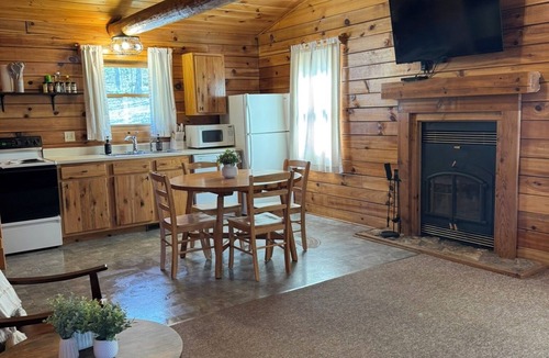 Shell Knob Cabin | The Hawthorn on Table Rock Lake; 2 Bed/2Bath Log Cabin, Pool, Hot Tub & Dock