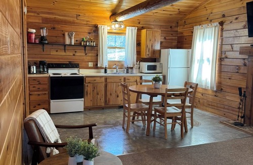 Shell Knob Cabin | The Hawthorn on Table Rock Lake; 2 Bed/2Bath Log Cabin, Pool, Hot Tub & Dock