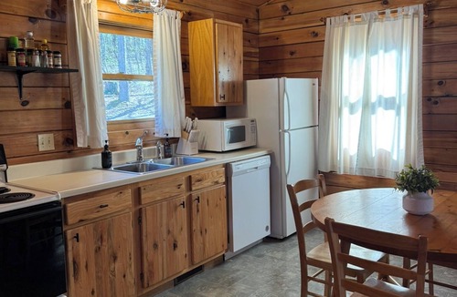 Shell Knob Cabin | The Hawthorn on Table Rock Lake; 2 Bed/2Bath Log Cabin, Pool, Hot Tub & Dock