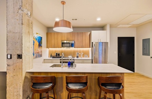 Downtown St. Louis Apartment | The Icon | 1BR | Rooftop Pool + King Bed + WD
