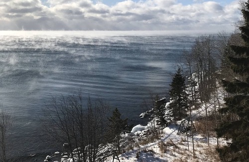 Croftville Condo | The Inn at Croftville Road Cottages #8. On the Shore of Lake Superior.