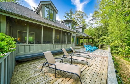 Grand Bend House | The Kayak Cottage - a nature retreat on the river, in the woods, near the beach.
