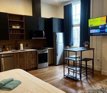 Downtown Halifax Apartment | The King Nook - King Bed Studio in Downtown, AC, Unit 405
