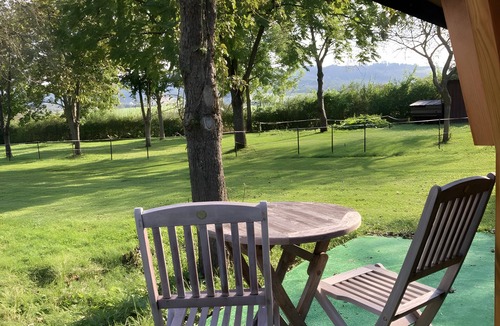 Givet RV Rental | The Kota du Paradou in Givet – Unique Finnish Cabin Experience