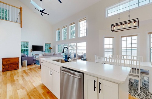 Swanton House | The Lakewood | Waterfront house in Swanton with dock and beach access