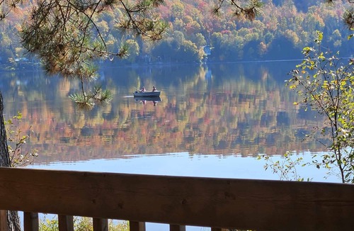 Riviere-Rouge Ski Chalet | the Laurentides Private Log and Spa Escape