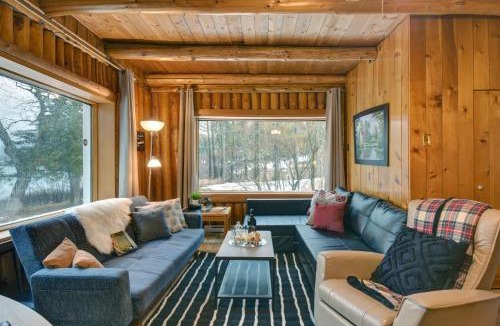 Riviere-Rouge Ski Chalet | The Laurentides PrivateLog and Spa Escape