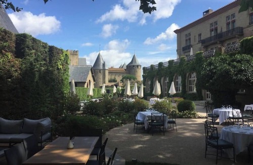Villeneuve-Minervois House | The lemon trees secret gardens.