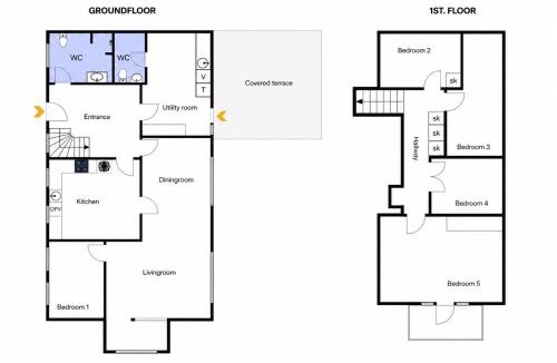 Agedrup Villa | The Lighthouse - 170m2 5-bedroom house for 8 persons in Odense - Free Parking