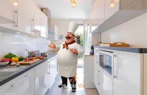 Montevrain Apartment | The Little Cook, 8 pers 10 min Disneyland Paris
