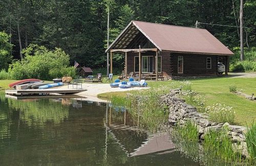 Long Eddy Cabin | The Log Cabin On Paradise Pond, spring wonders, summer fun and fall foliage