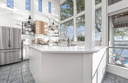 Belton House | The Lux at Lake Belton Modern Lake Access Home